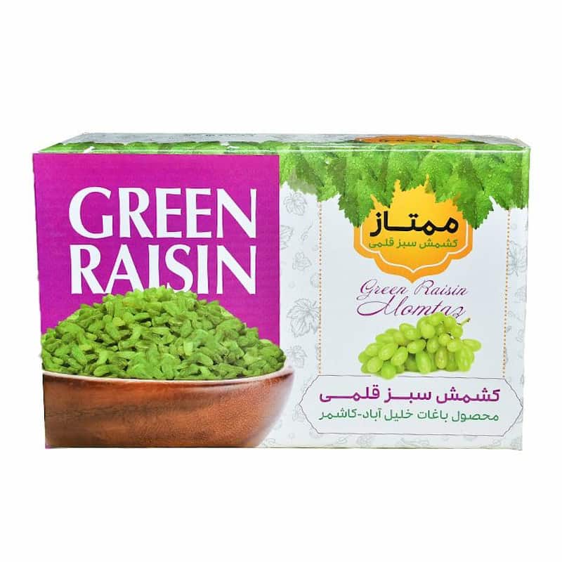 کشمش سبز قلمی کاشمر محصولی ممتاز با کیفیت صادراتی